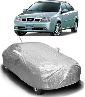 MoTRoX Car Cover For Chevrolet Optra (With Mirror Pockets)(Silver)