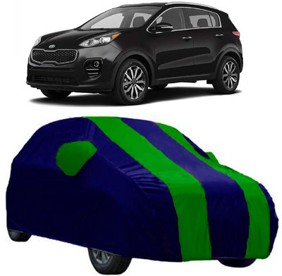 AutoRock Car Cover For Kia Sportage (With Mirror Pockets)(Green)
