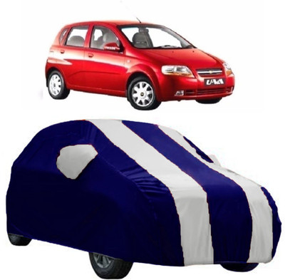 AutoKick Car Cover For Chevrolet UVA (With Mirror Pockets)(White)