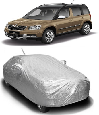 MoTRoX Car Cover For Skoda Yeti (With Mirror Pockets)(Silver)