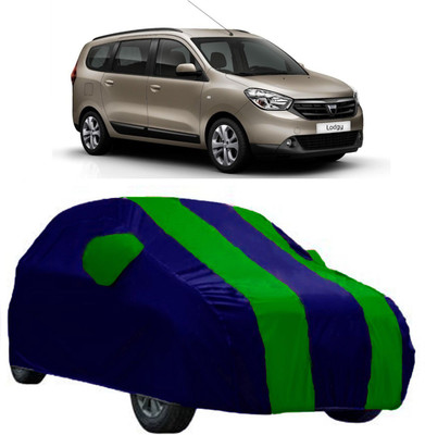 AutoKick Car Cover For Renault Lodgy (With Mirror Pockets)(Green)