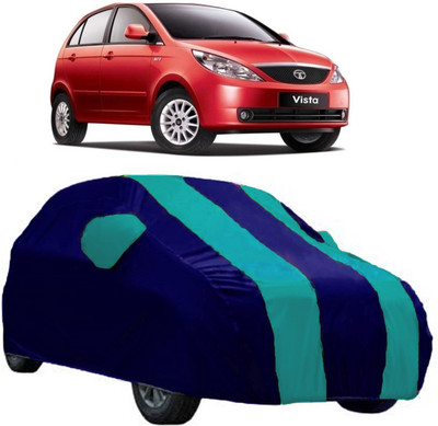 AutoRock Car Cover For Tata Vista Tech (With Mirror Pockets)(Multicolor)