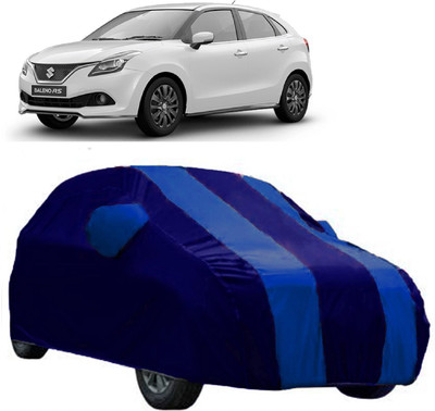 AutoRock Car Cover For Maruti Suzuki Baleno (With Mirror Pockets)(Blue)
