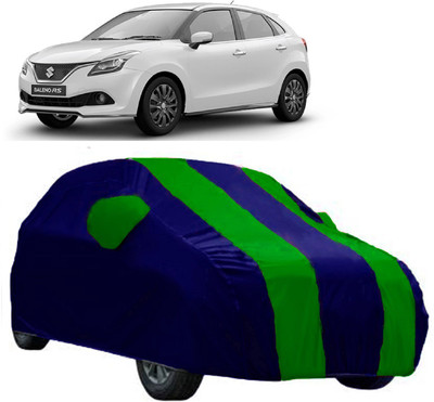 AutoRock Car Cover For Maruti Suzuki Baleno (With Mirror Pockets)(Green)