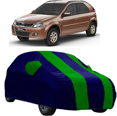 AutoRock Car Cover For Mahindra Verito Vibe (With Mirror Pockets)(Green)