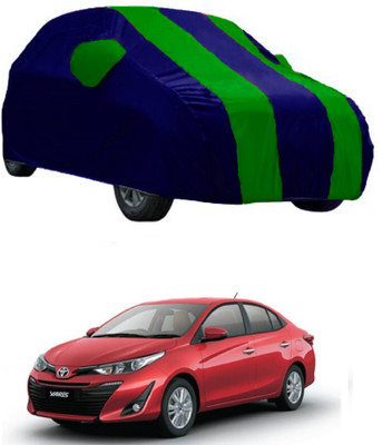 Elegance Car Cover For Toyota Yaris (With Mirror Pockets)(Green)