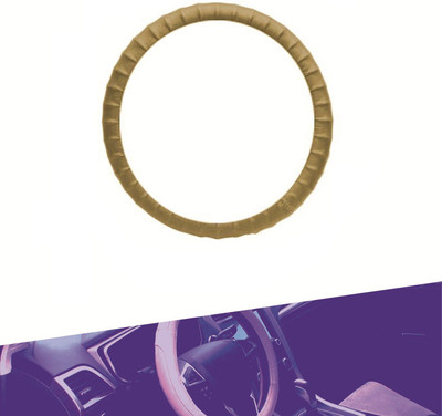AutoSun Steering Cover For Maruti Ritz(Beige, Leatherite) AutoSun Steering Cover For Maruti Ritz(Beige, Leatherite)