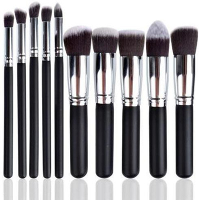 JOTKAPARKASH Makeup Brushes Set Premium Synthetic Foundation Face Powder Brush(Pack of 10)