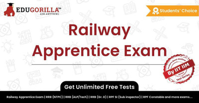 EduGorilla Railway Apprentice Exam(Online Test Series)