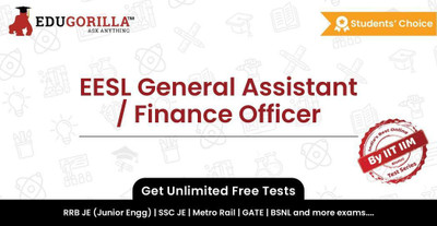 EduGorilla EESL General Assistant / Finance Officer(Online Test Series)