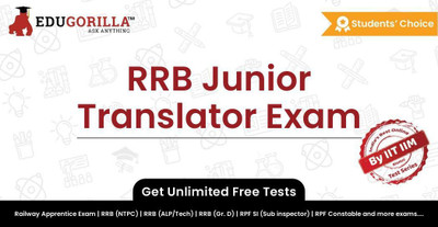 EduGorilla RRB Junior Translator Exam(Online Test Series)