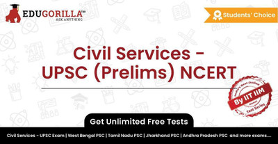 EduGorilla Civil Services - UPSC (Prelims) NCERT(Online Test Series)
