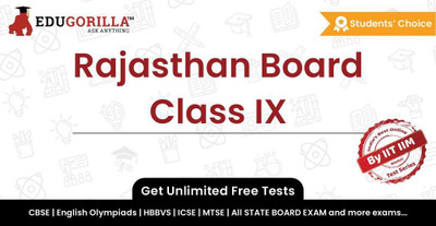 EduGorilla Rajasthan Board Class IX(Online Test Series)