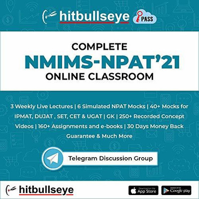 Hitbullseye Complete NPAT'21 Online Classroom(Big Bull Key-1 year Subscription) @ Steal Price(Product key)