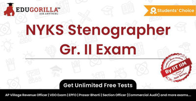 EduGorilla NYKS Stenographer Gr. II Exam(Online Test Series)
