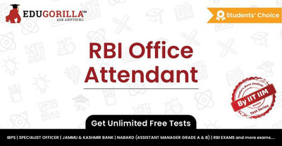 EduGorilla RBI Office Attendant(Online Test Series)