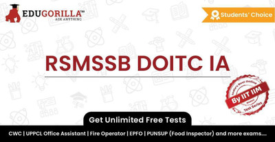 EduGorilla RSMSSB DOITC IA(Online Test Series)