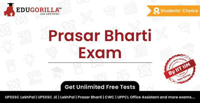 EduGorilla Prasar Bharti Exam(Online Test Series)