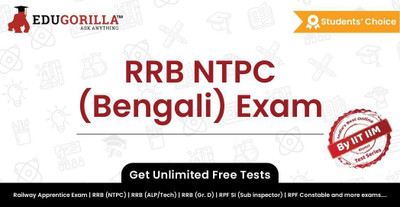 EduGorilla RRB NTPC (Bengali) Exam(Online Test Series)