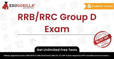 EduGorilla RRB/RRC Group D Exam(Online Test Series)