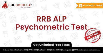 EduGorilla RRB ALP Psychometric Test(Online Test Series)