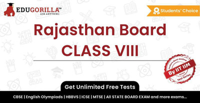 EduGorilla Rajasthan Board CLASS VIII(Online Test Series)