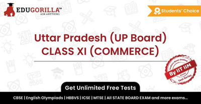 EduGorilla Uttar Pradesh (UP Board) CLASS XI (COMMERCE)(Online Test Series)