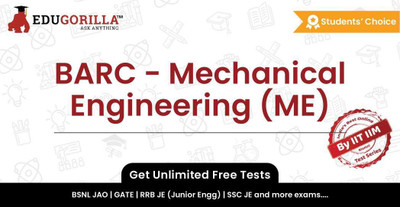 EduGorilla BARC - Mechanical Engineering (ME)(Online Test Series)
