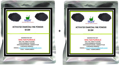 MGBN Activated Charcoal Combo Set 50 GM*2(100 g)