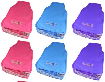 Little one High Quality Combo deal 2pcs large pink blouse cover 2 pc blue blouse cover and 2pc purple blouse cover Capacity 10-15 Units Saree/Blouse Each(Pink, Purple, Blue)