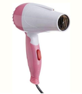 Lenon 1290 Foldable Hair Dryer for UNISEX Hair Dryer(1000 W, Pink, White)