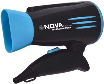 Nova Silky Shine Hot and Cold Foldable NHP 8200/03 Hair Dryer  (1200 W, Black)