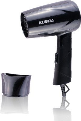 Kubra Silky Shine Hot And Cold Foldable KB-113/0 Hair Dryer(650 W, Black)