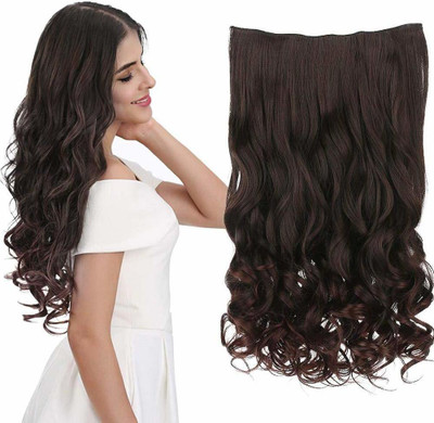 SAMYAK Clip in Curly/Wavy Hair Extension
