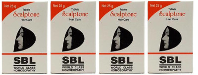 SBL SCALPTONE HAIRCARE TABLETS- FOR HAIRFALL PACK OF 4(100 g)
