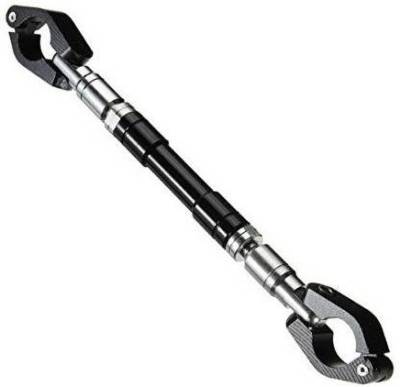 BikerZ Gallery BG H-R 25336 Clip-on Handle Bar  (Black, Silver)