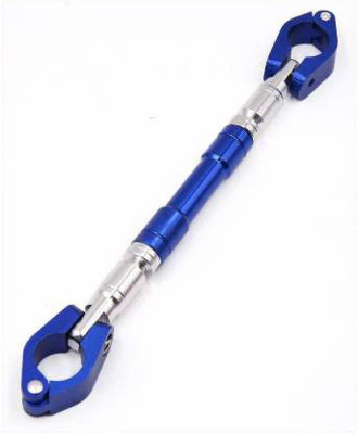 BikerZ Gallery BG H-R 23564 Clip-on Handle Bar(Blue, Silver)