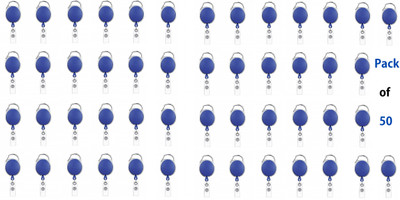 Definite Plastic ID Badge Reel(Pack of 50)