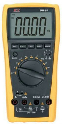hazari trading comany Instrument DM-97 3 3/4 Digital Multimeter 4000 Counts, Capacitance, Frequency, Temperature Digital Multimeter(4000 Counts)