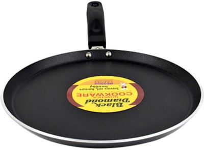 Black Diamond Tawa 24.5 cm diameter(Aluminium, Non-stick, Induction Bottom)