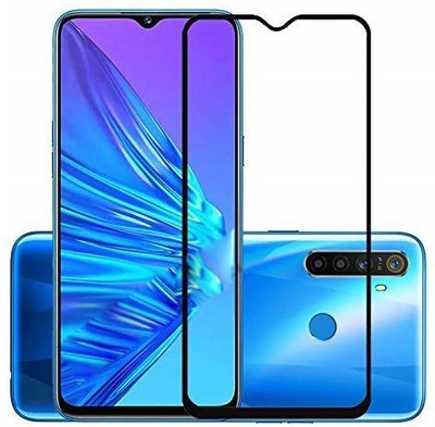 DSCASE Edge To Edge Tempered Glass for Realme 5(Pack of 1)