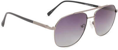 MARC LOUIS Retro Square Sunglasses(For Men & Women, Violet)