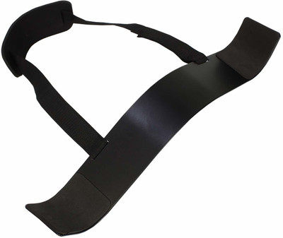 RIO PORT Heavy Duty Arm Blaster for Gym Bicep Belt with Padded Straps Arm Support