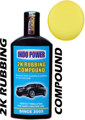 INDOPOWER LBLVVv 15- 2K RUBBING COMPOUND 100ml.+ One Foam Applicator Pad. Combo