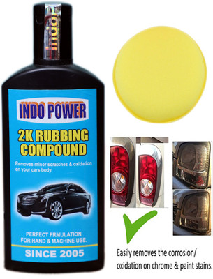 INDOPOWER LBLVVv 13- 2K RUBBING COMPOUND 100ml.+ One Foam Applicator Pad. Combo