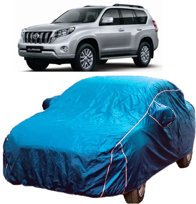MoTRoX Car Cover For Toyota Land Cruiser Prado (With Mirror Pockets)(Blue)