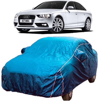 MoTRoX Car Cover For Audi S4 (With Mirror Pockets)(Blue)