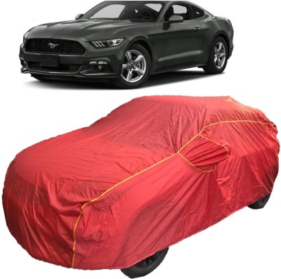 MoTRoX Car Cover For Ford Mustang (With Mirror Pockets)(Red)