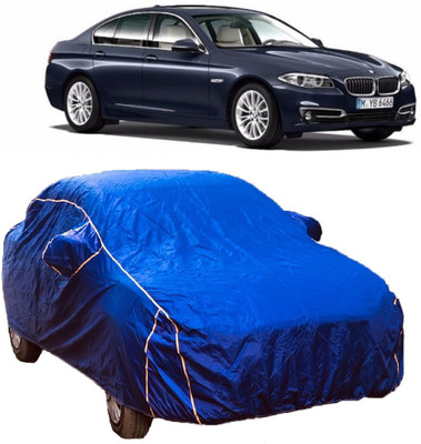 MoTRoX Car Cover For BMW 5 Series (With Mirror Pockets)(Blue)