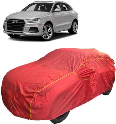 MoTRoX Car Cover For Audi Q3 (With Mirror Pockets)(Red)
